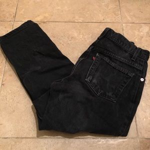Levi’s Vintage Black High Waisted Mom Jeans